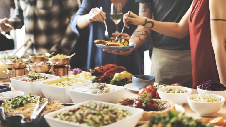 Picture of a range of salads