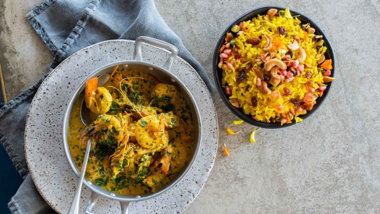 Prawn Curry with Fortune Rice