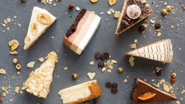 Image of a range of different desserts
