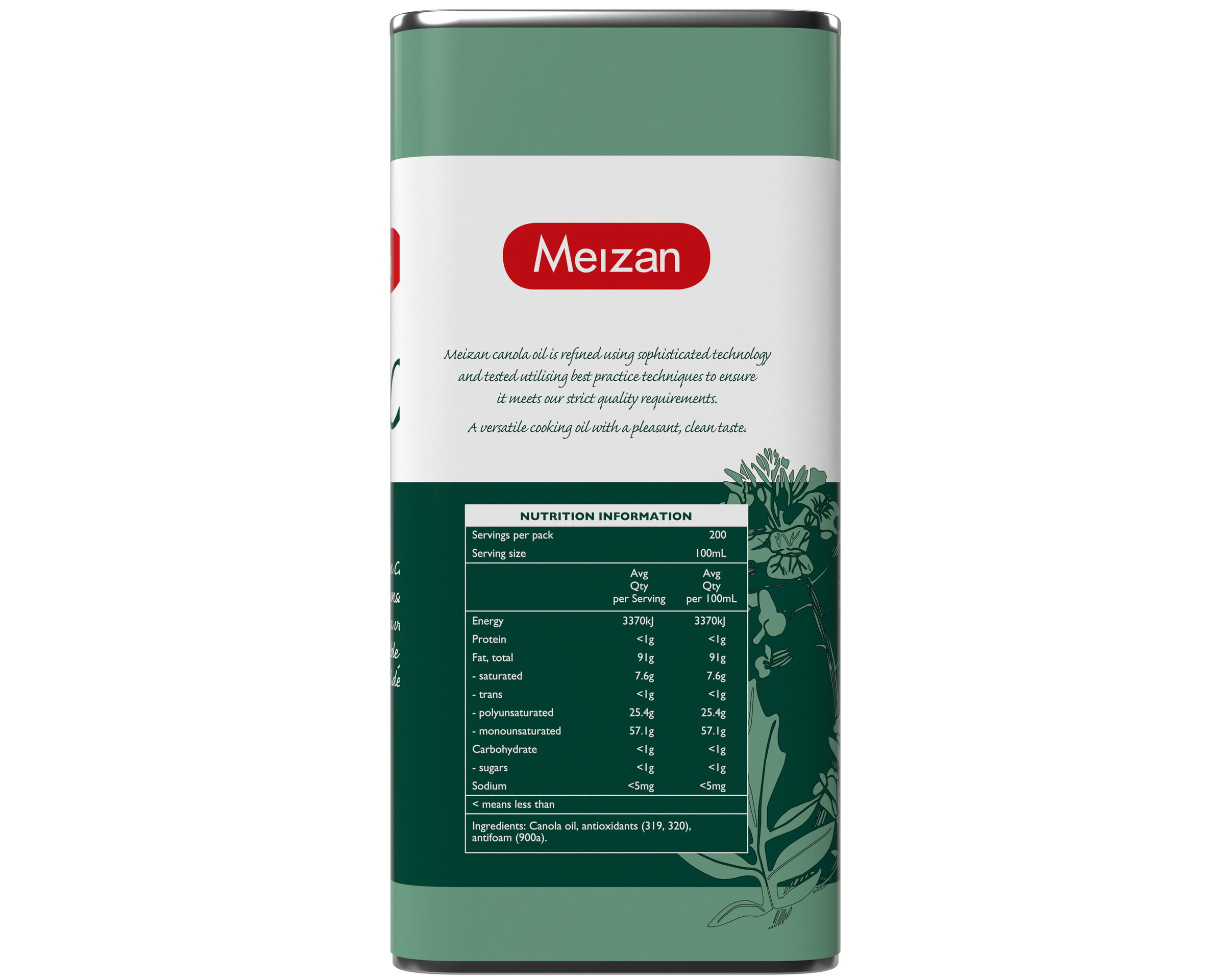 Meizan Canola Oil 20 l