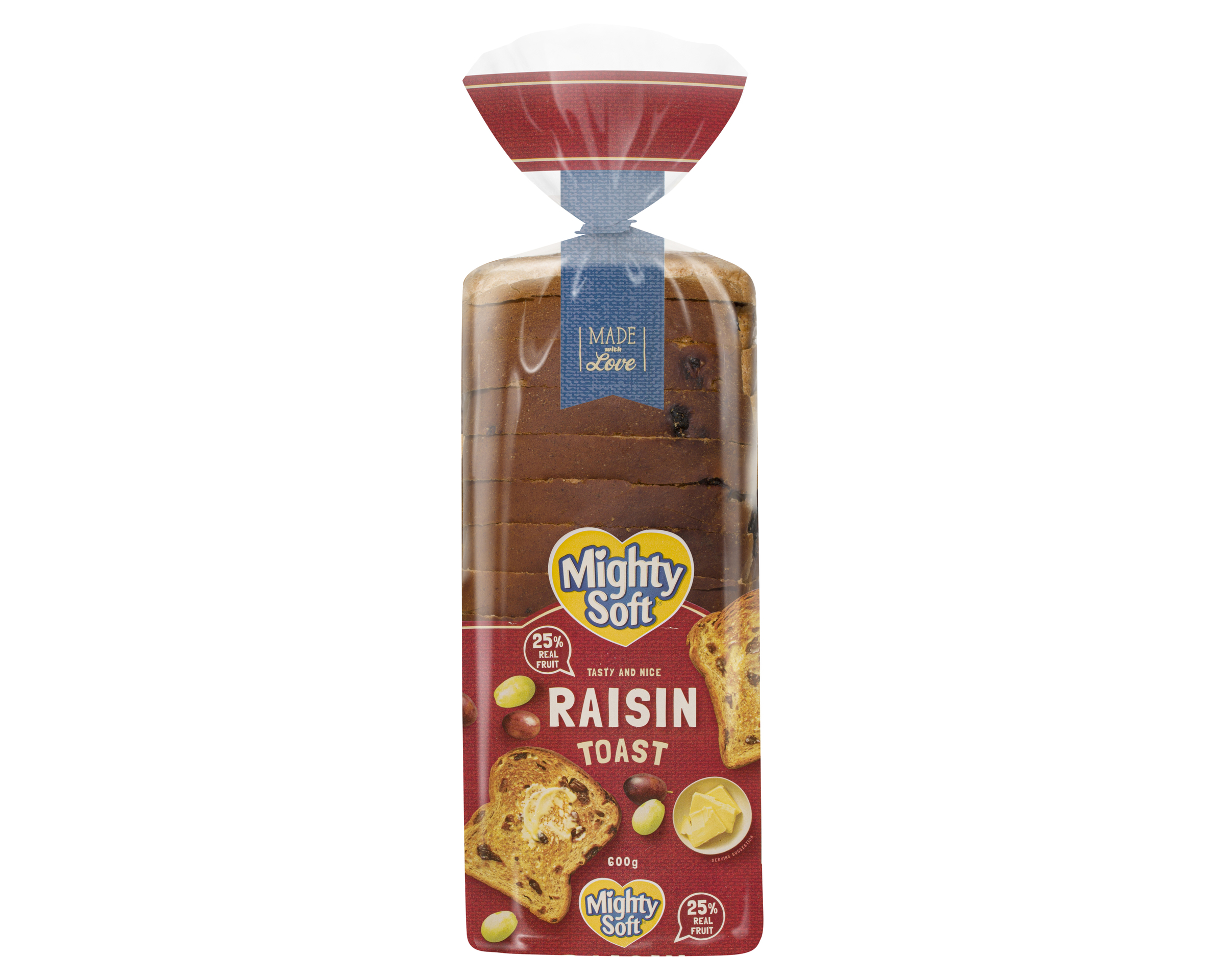 Mighty Soft Toast Raisin 600 g