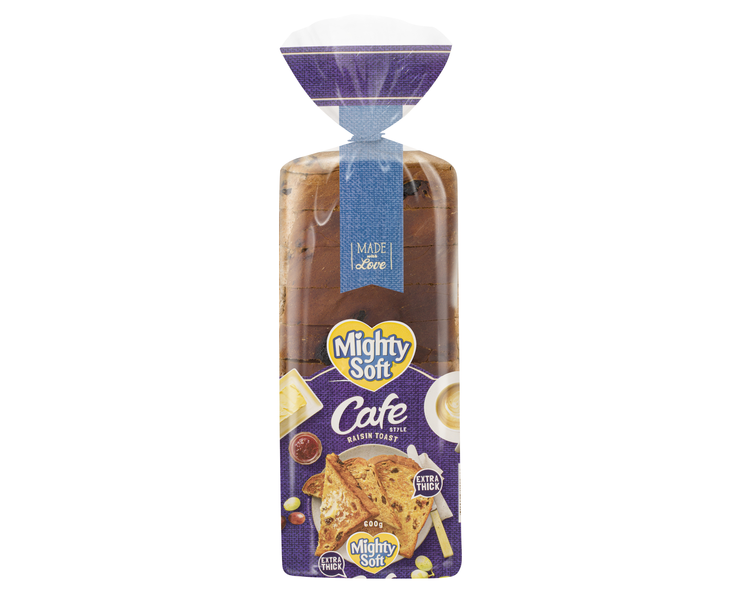 Mighty Soft Toast Cafe Style Raisin 600 g