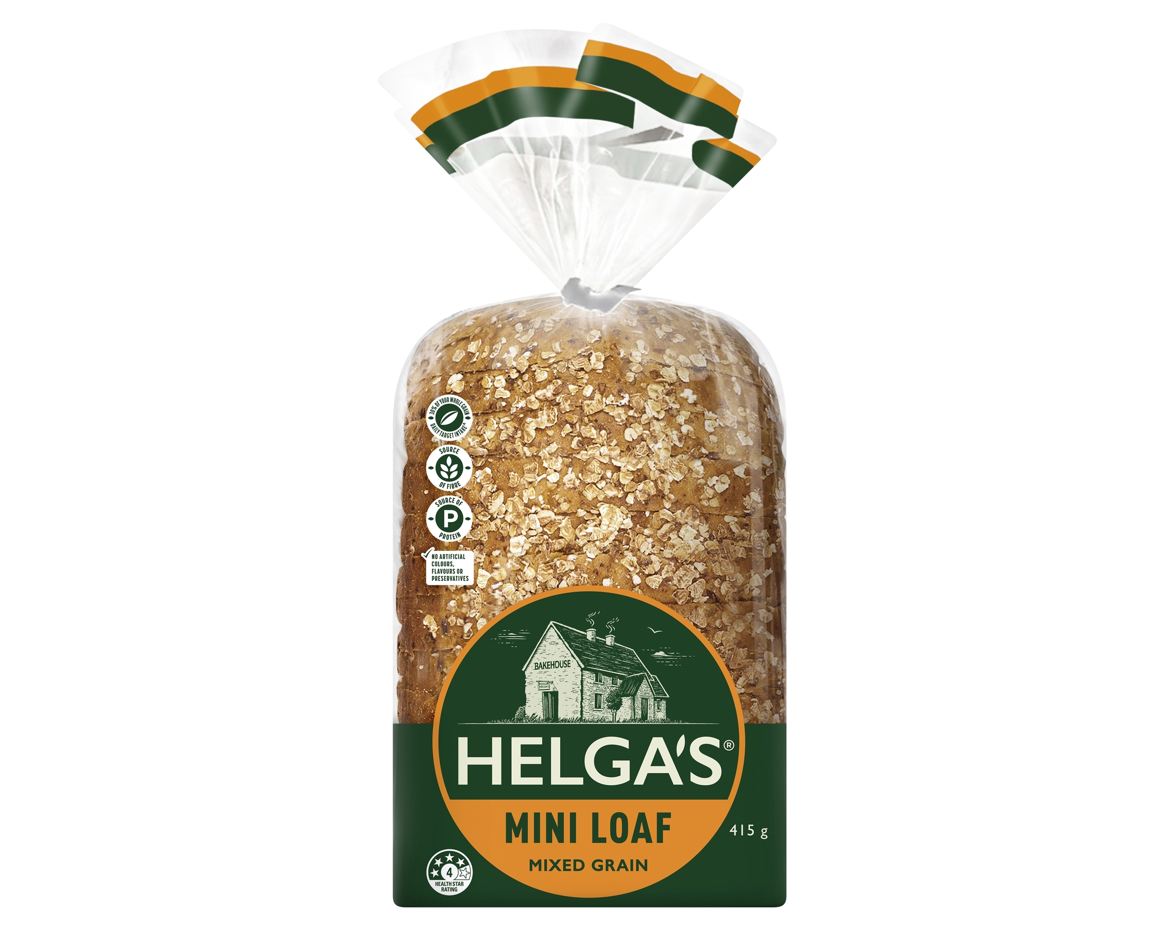 Helgas Loaf Mixed Grain Mini 415 g