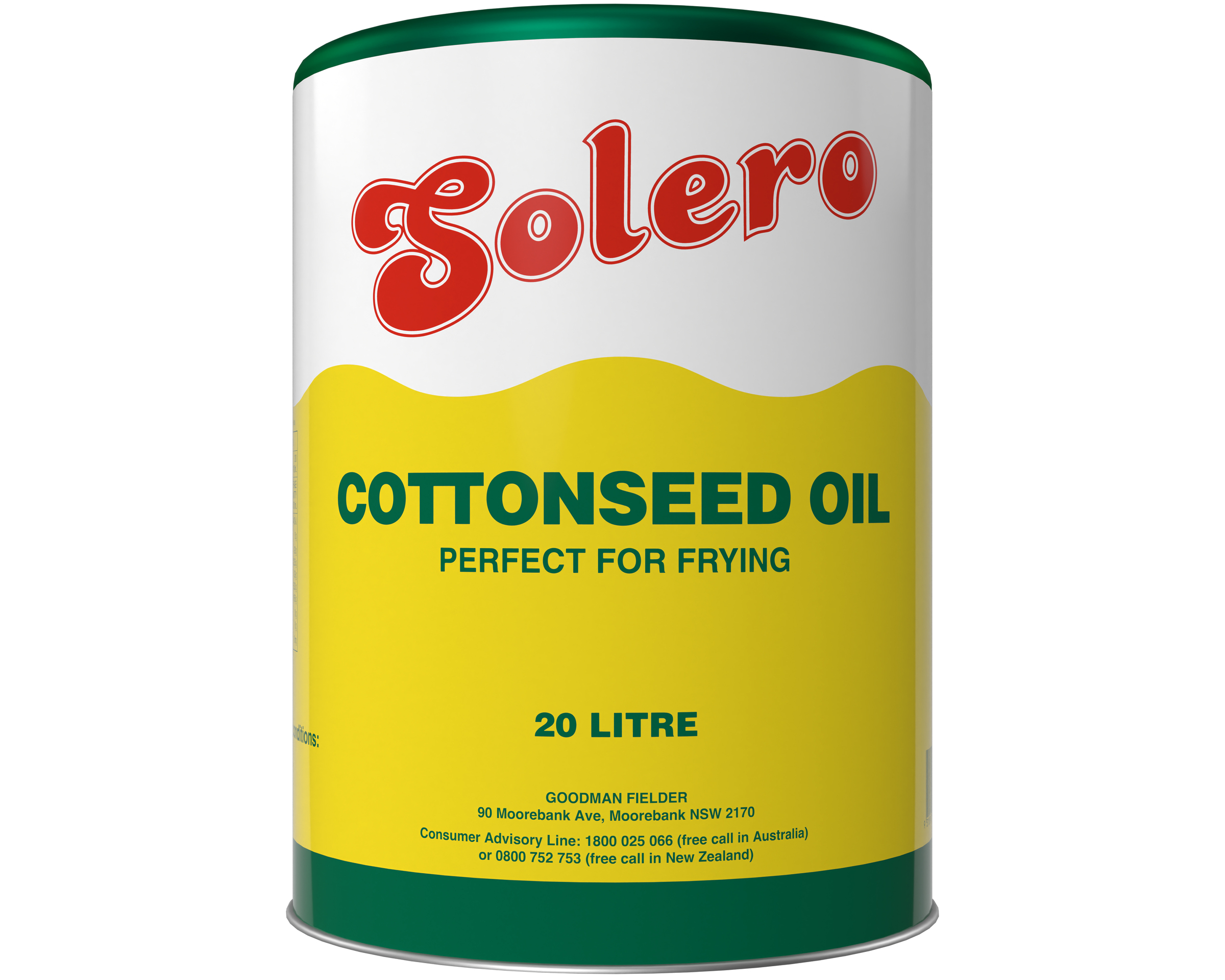 Solero Cottonseed Oil 20 l