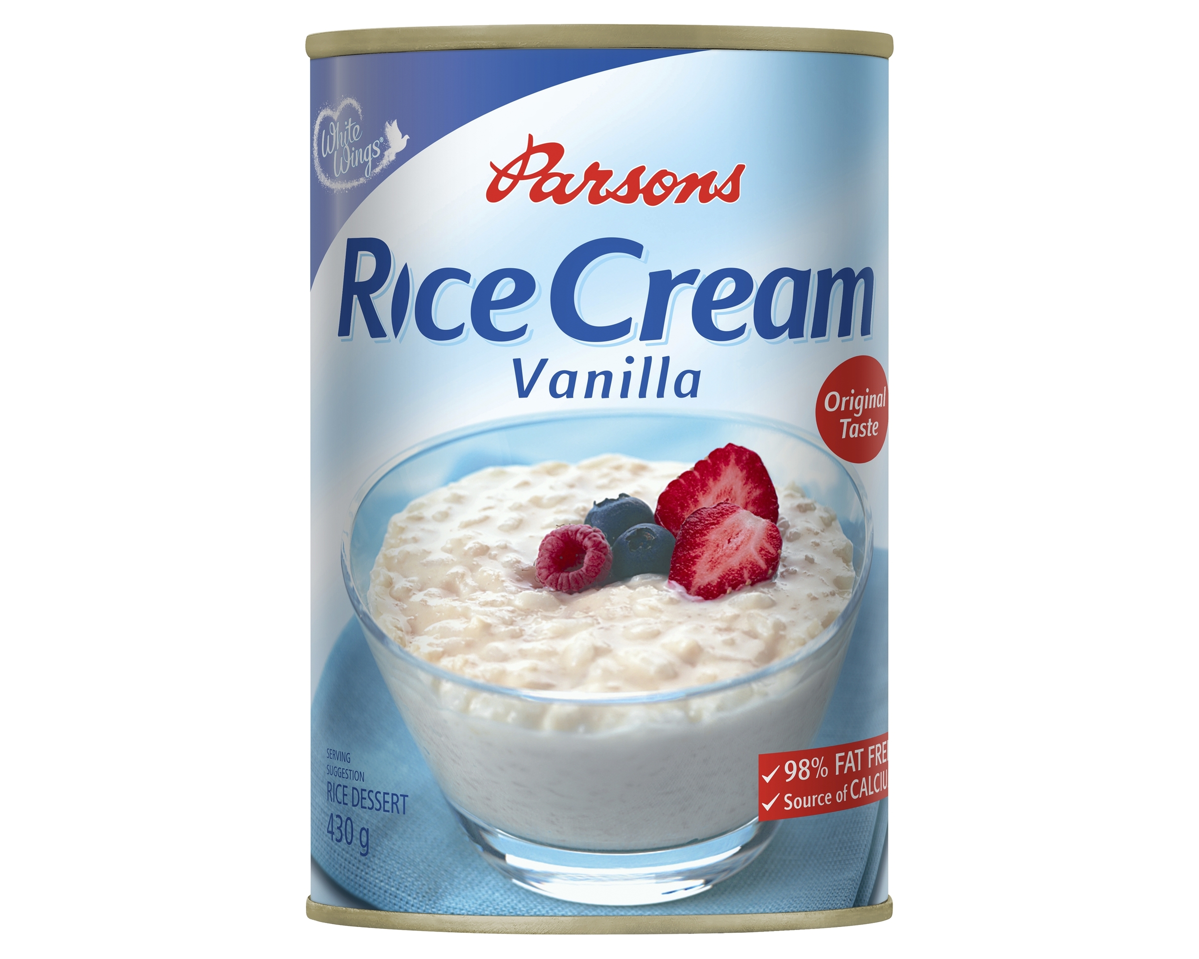White Wings Parsons Vanilla Rice Cream Dessert 430g