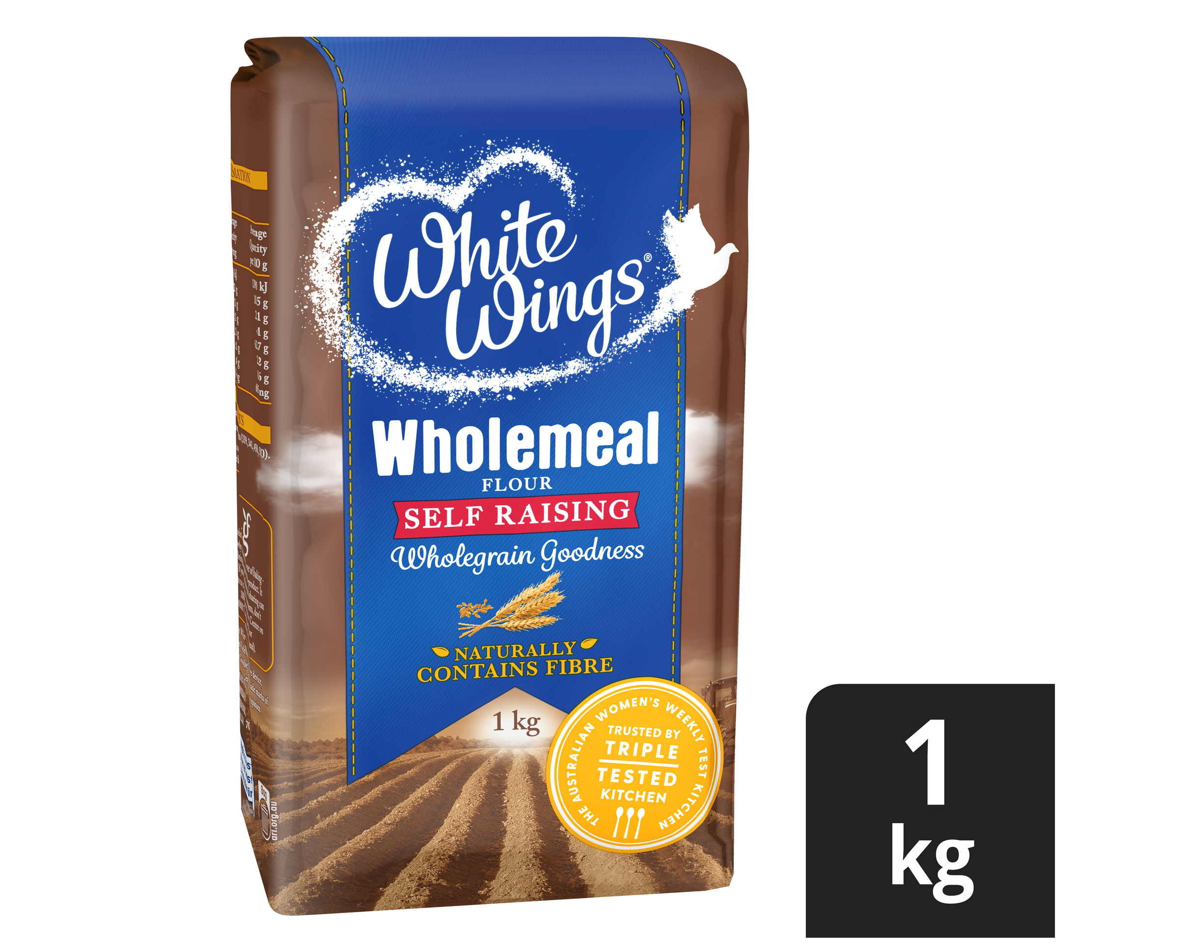 White Wings Flour Wholemeal Self Raising 1 kg
