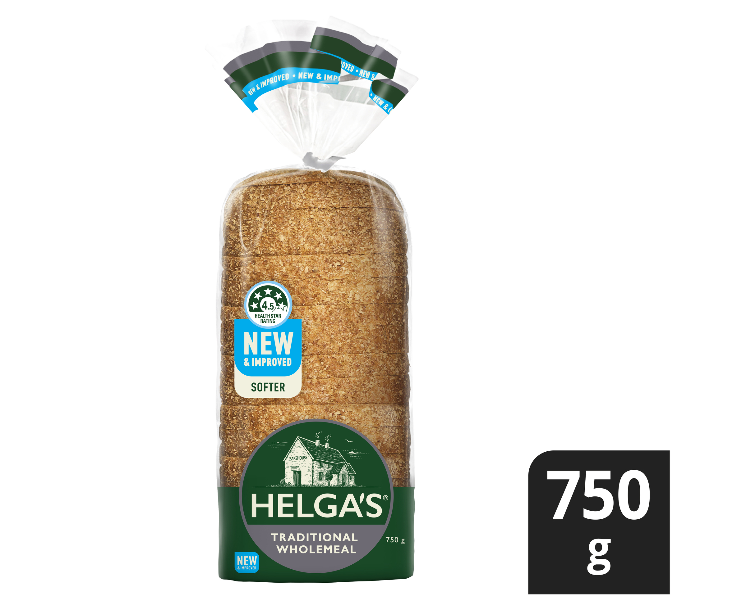 Helgas Loaf Traditional Wholemeal 750 g