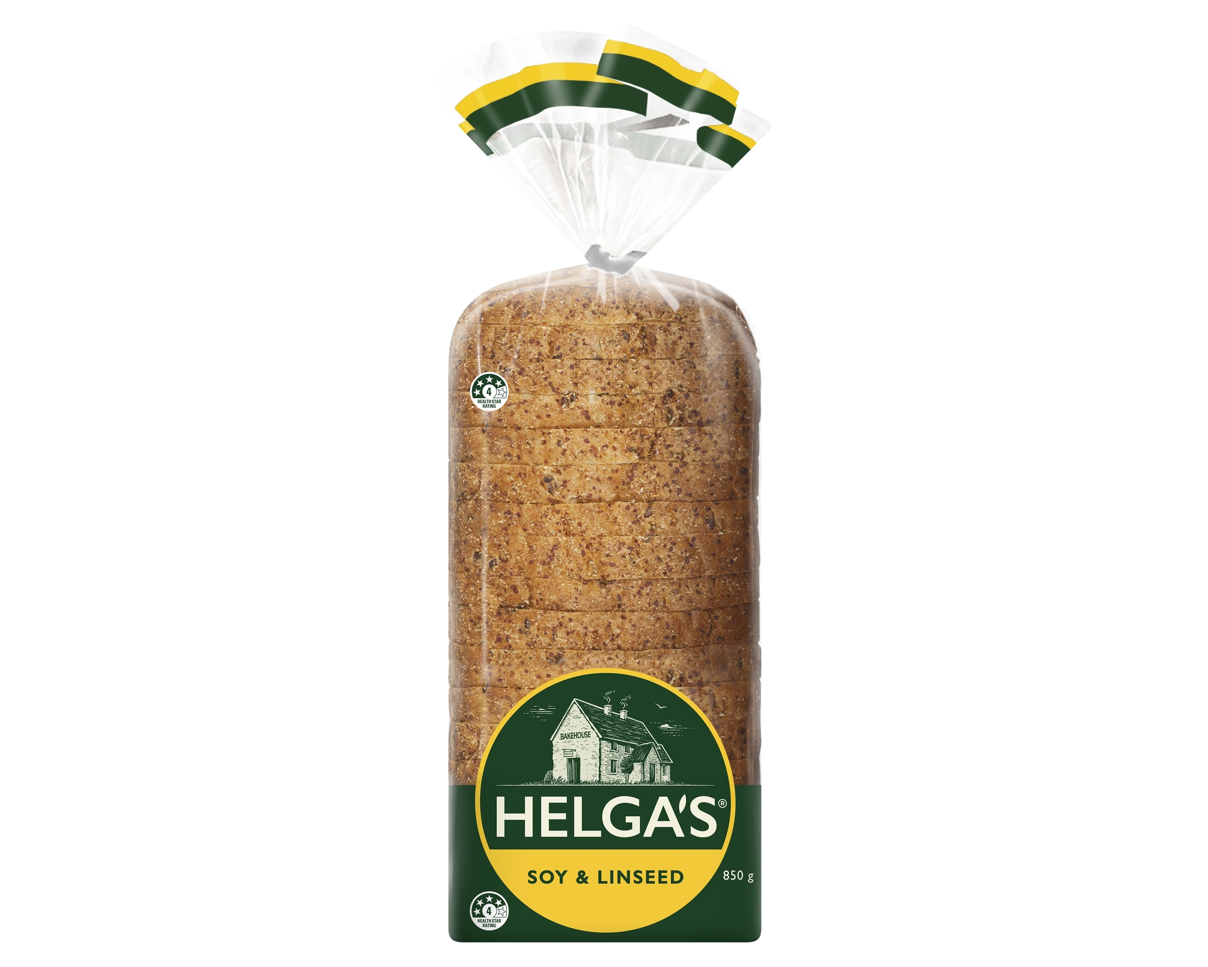 Helgas Loaf Soy and Linseed 850 g