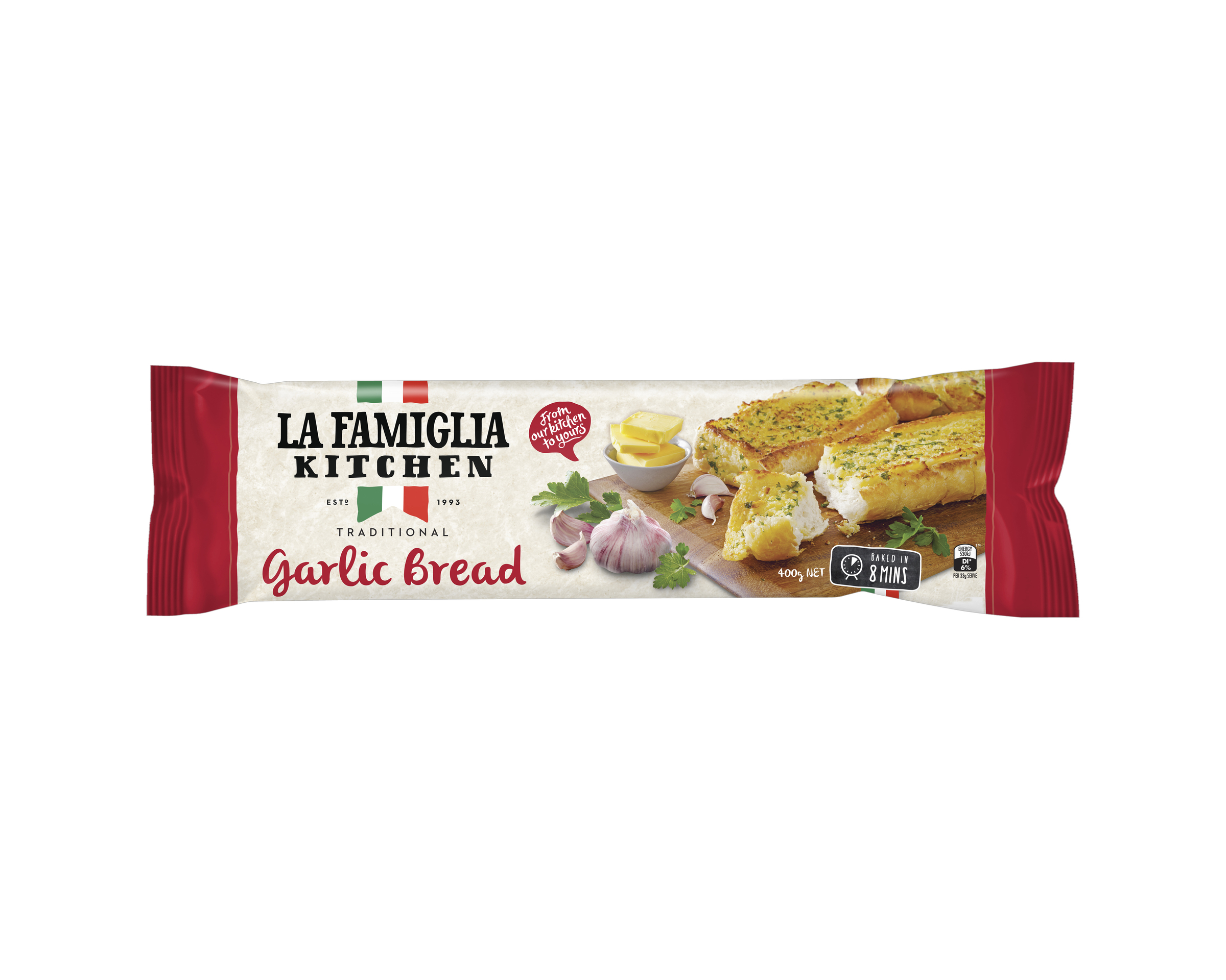 La Famiglia Bread Garlic Traditional 400 g