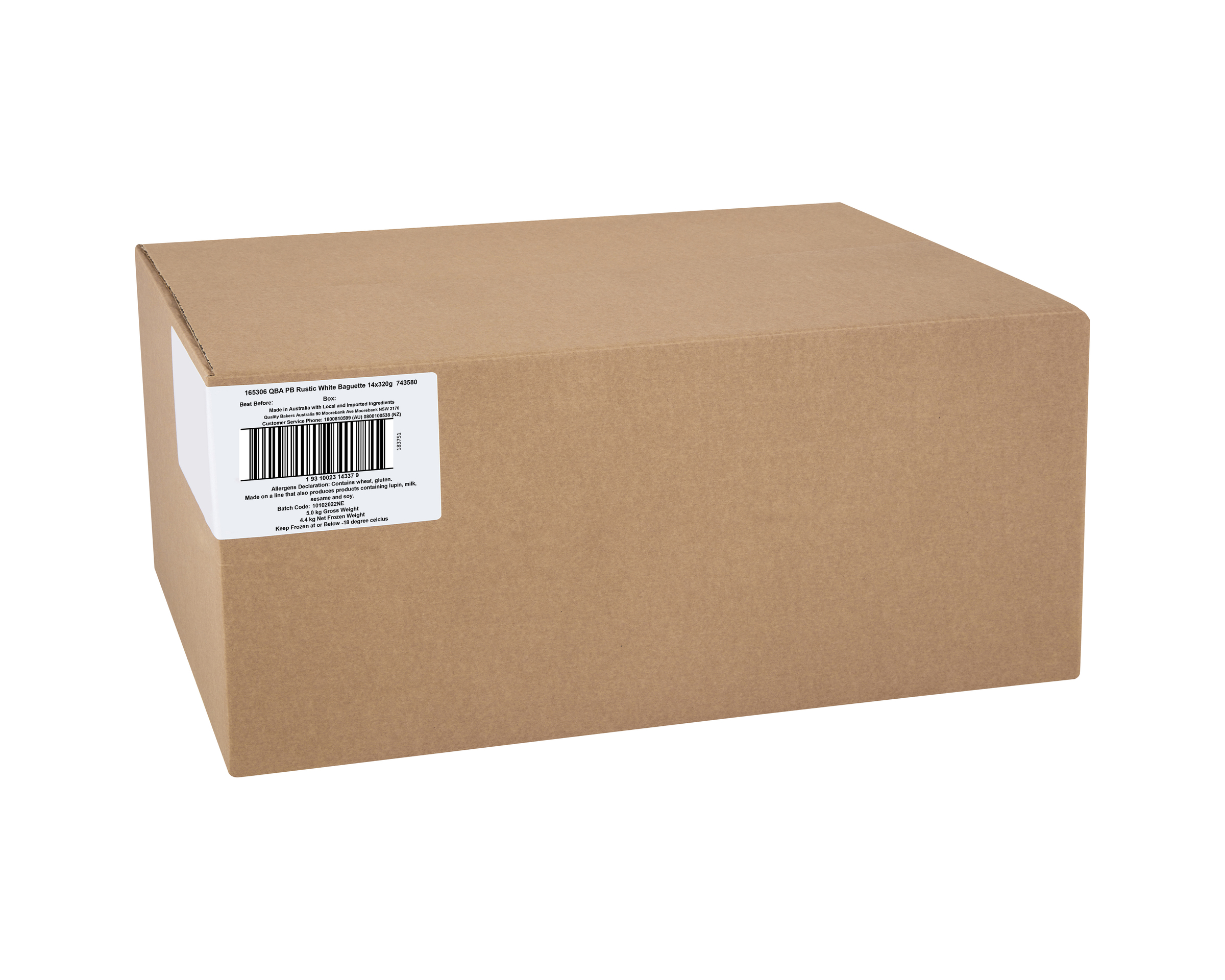 QBA Rustic White Baguette 14 x 320g