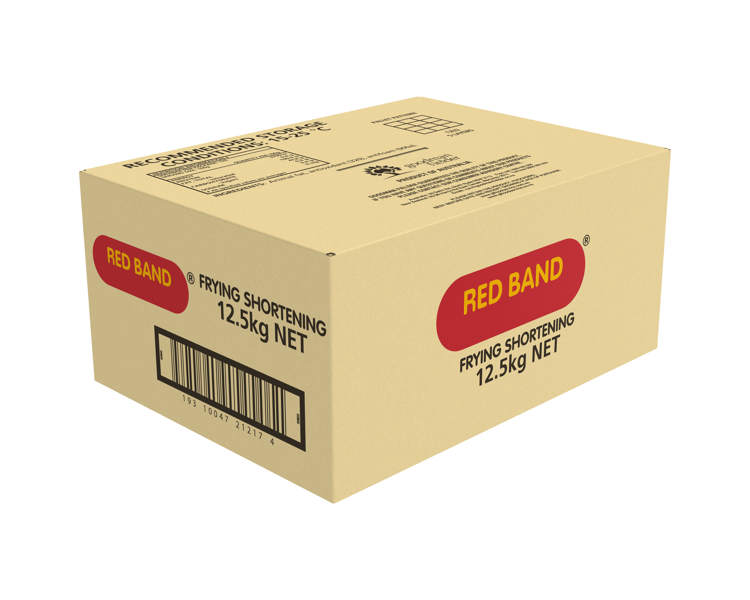 Red Band Frying Shortening 12.5kg